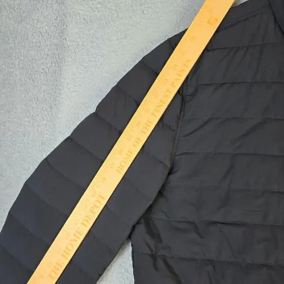 Michael Kors Puffer Down Jacket Men's Large Full Zip Pockets Winter Warm Black - Picture 9 of 10